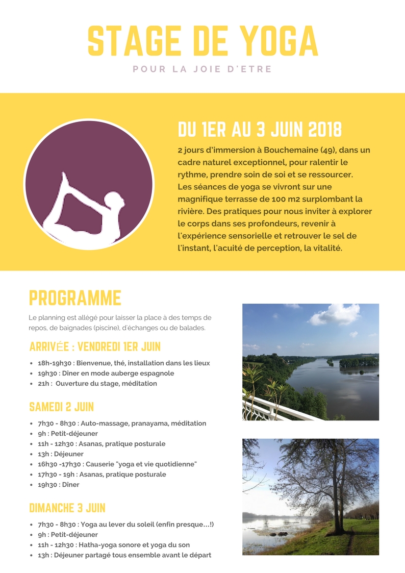 stage yoga juin 2018